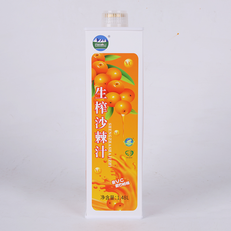 四姑娘山生榨沙棘汁1.48升*6阿坝特产果汁饮料沙棘原浆液鲜果鲜榨 - 图2