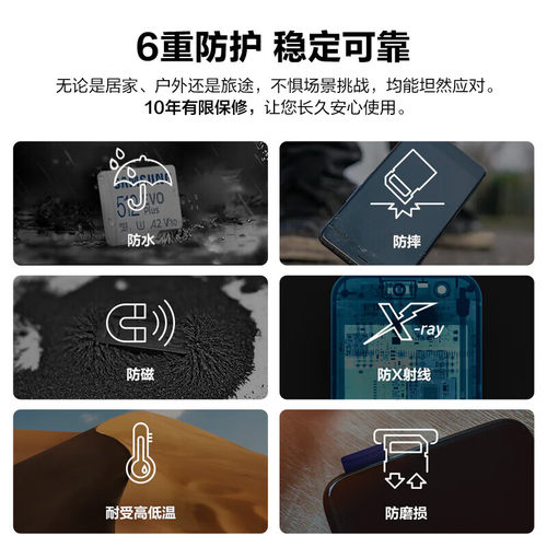 三星tf卡1T A2V30U3 运动相机switch适用大疆无人机存储卡P3Pa6 - 图2