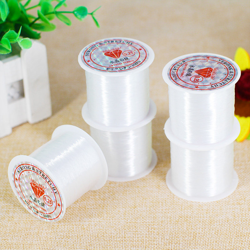 儿童DIY串珠饰品材料无弹力透明线涤丝线手工线水晶鱼线鱼丝线,淘宝优惠券,粉丝福利购,淘宝优惠卷