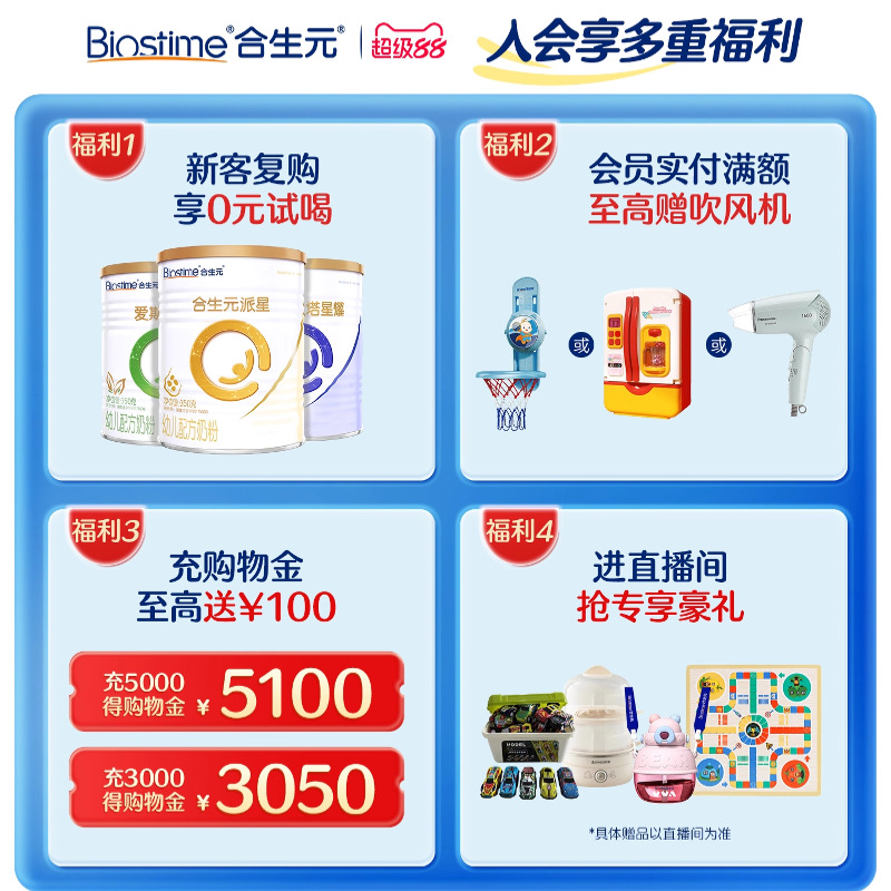 合生元可贝思亲呵新国标幼儿羊奶粉3段700g*6罐