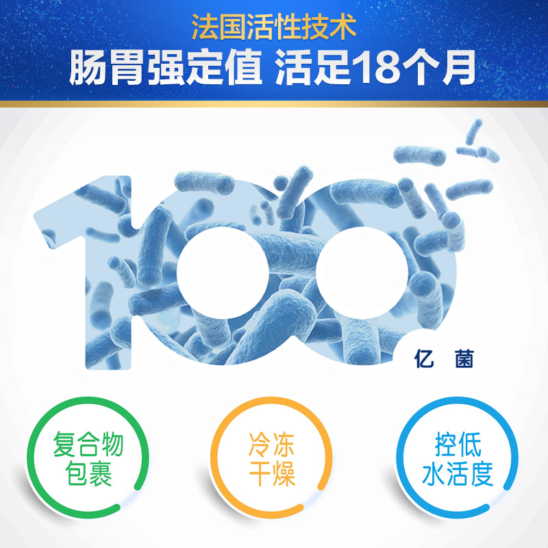 合生元官方旗舰店合生元biostime婴幼儿童奶味益生菌48袋0-7岁1