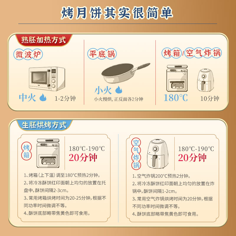 【食品一店】上海鲜肉月饼2盒装生胚黑毛猪冷冻苏式酥皮中秋特产 - 图0