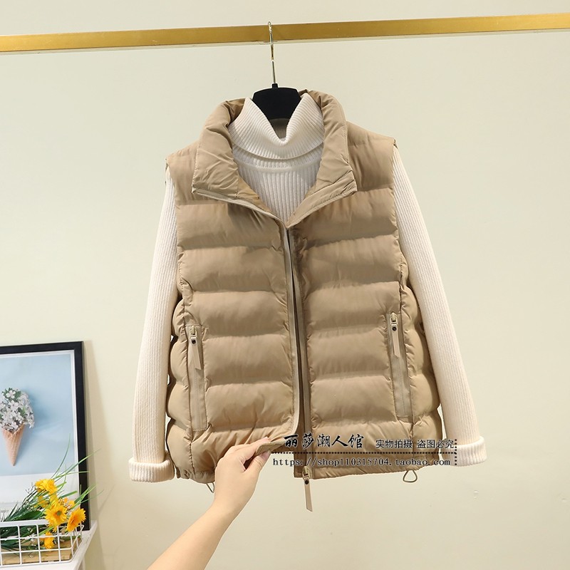 今年秋冬新款保暖排骨棉马甲棉背心女短款立领宽松时尚坎肩外套潮,淘宝优惠券,粉丝福利购,淘宝优惠卷