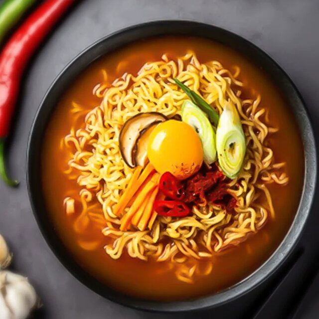 Korean imported Nongshim Shin Ramen, Mushroom Beef Instant Noodles