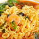 Korean imported tumbler shrimp flavor barreled instant noodles