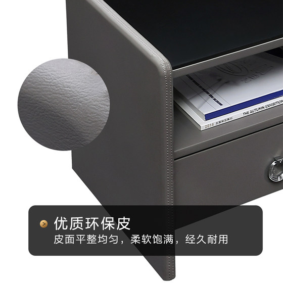 Bedside table slate material is wear-resistant and scratch-resistant