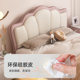 Mousse children's fun soft-packed solid wood children's bed for boys and girls