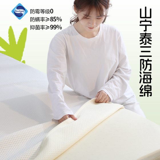 Mousse latex mattress cushion official student dormitory single foldable tatami mat mousse home mattress