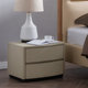 Mousse bedside table leather art Nordic storage two buckets