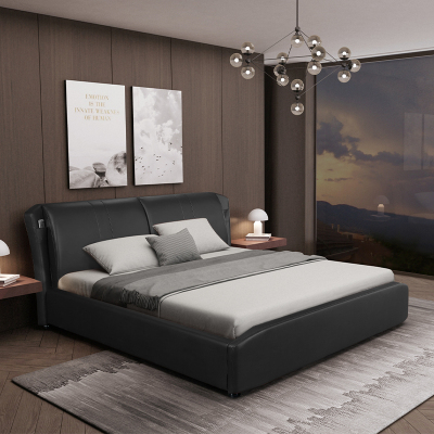 慕思床架十大床名牌真皮床