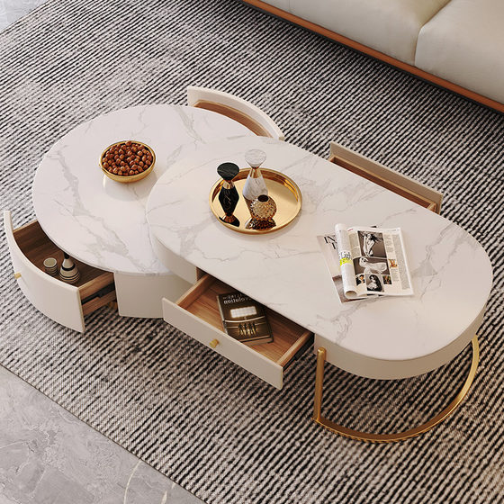 ECW1-009 Simple Cream Style Coffee Table Cream Style