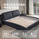 Master bedroom black light luxury style double bed