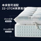 Mousse hand-drawn pattern latex mattress with removable cushion