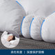 Mousse pillow protects the cervical vertebrae without collapsing or deforming