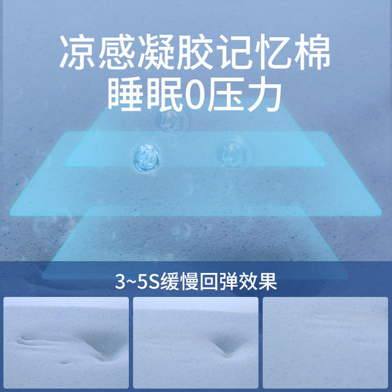 Mousse gel memory foam medium soft and hard mattress