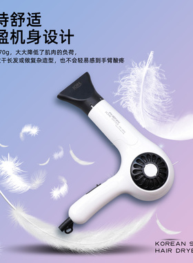 韩国造型吹风机理发店专用学生宿舍家用静音速干小功率负离子风筒