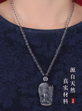 琉璃摩利支天菩萨吊坠男女款本命佛项链佛像吊坠毛衣链生日礼物