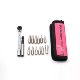 Ridenow Mini Ratchet Wrench Set Compact and Portable Precision Screwdriver Bit Bicycle Repair Tool
