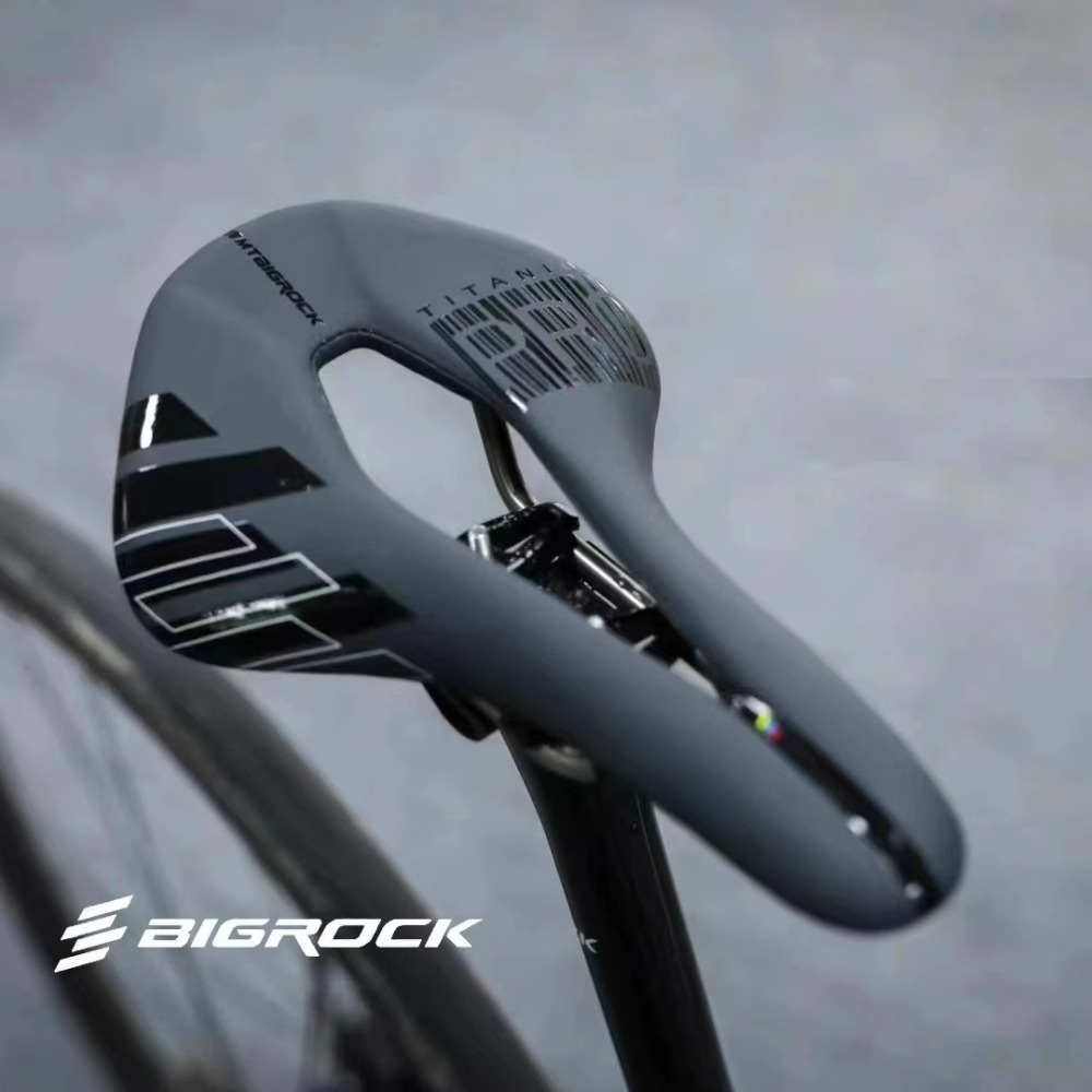 BIGROCK大石碳纤维坐垫钛轨3D打印超轻高端竞赛级山地车公路车座 - 图0