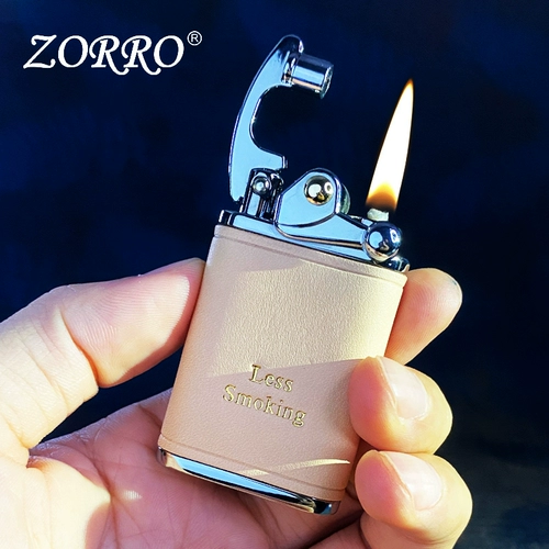 Ретро кожаная высококачественная зажигалка на керосине, подарок на день рождения