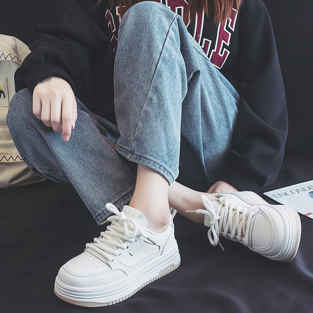 Renben low-top round toe casual versatile warm sneakers