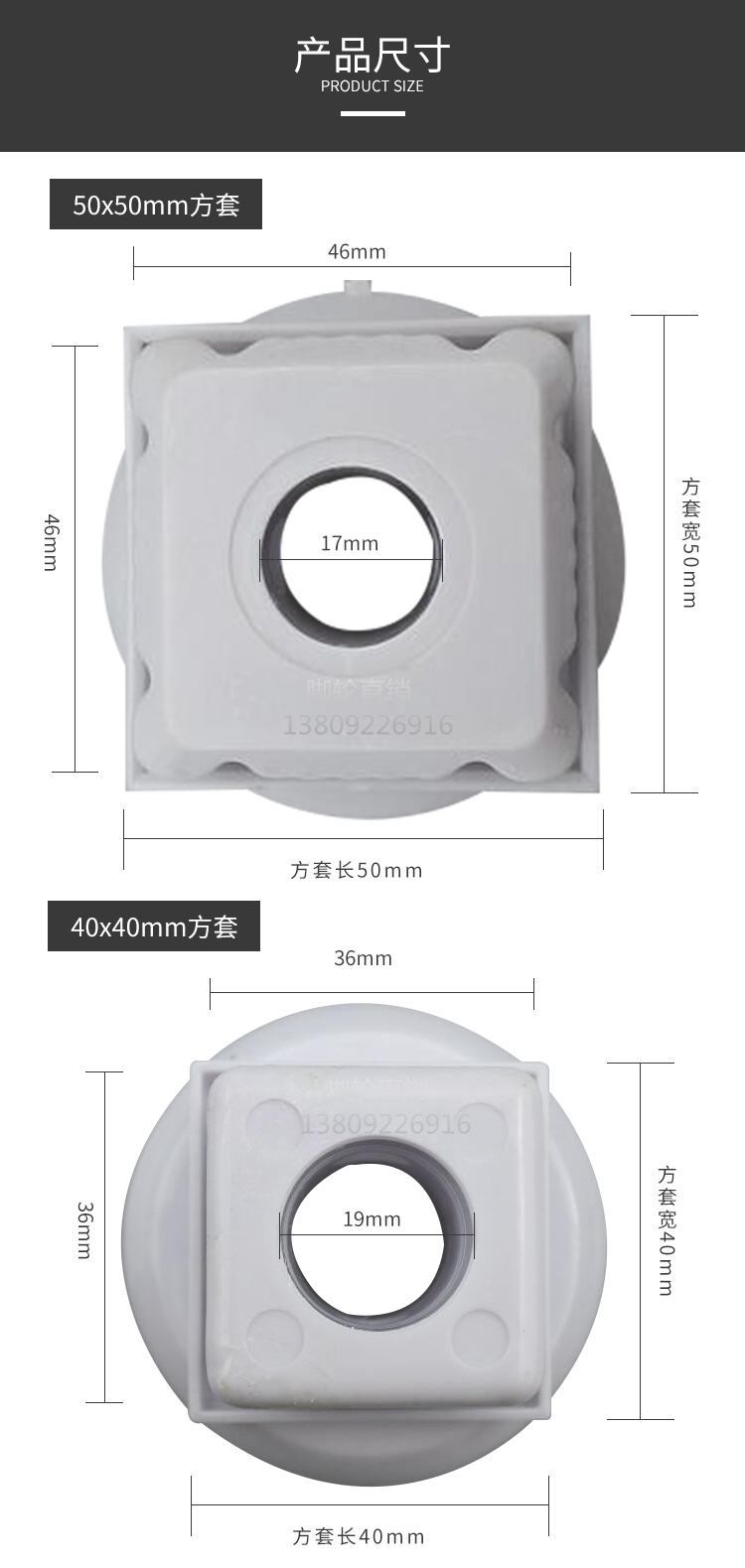 医用轮插杆万向带刹车轮医疗床设备包罩轮器械静音轮脚轮5寸轮子-图2