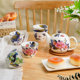 MinoYaki Hongyan Flower Language 1 pot 2 cups/5 cups tea set