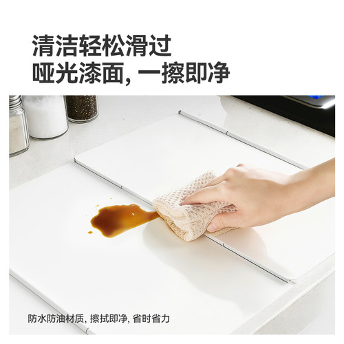 御仕家灶台挡油板可折叠厨房煤气燃气炉灶隔热板炒菜烟防油溅神器 - 图2