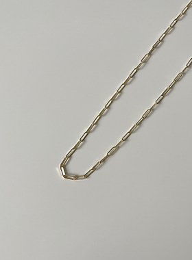 欧美ins博主爆款百搭手链项链曲别针回形针饰品冷淡风叠戴日常