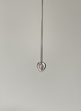 Ojala彩色爱心项链高级感韩系ins风爆款百搭饰品