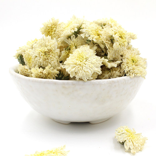 安徽黄山白菊袋装清甜润无硫菊花茶散装白菊花 - 图0