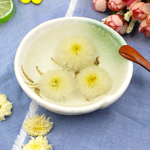 安徽黄山白菊袋装清甜润无硫菊花茶散装白菊花 - 图3