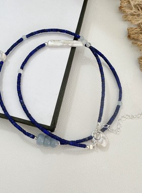 时尚小众个性天然精致S925银颈链