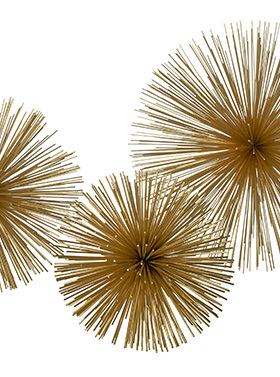 荷兰Pols Potten Prickle brass Small Decoration 黄铜刺状摆件