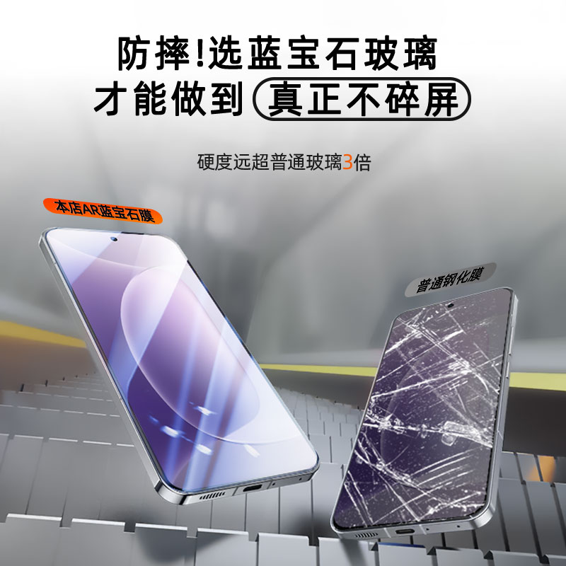 适用华为荣耀300/90GT钢化膜80Pro直屏版30/20se手机10/9/Play8T/7TPro/6c/5活力4/3防窥膜v10/x40i贴膜x30s - 图2