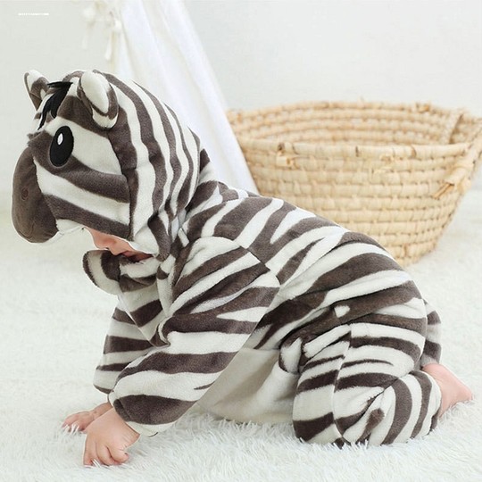 儿童法兰绒睡衣连体男女童婴儿秋冬宝宝动物珊瑚绒睡袋小恐龙保暖