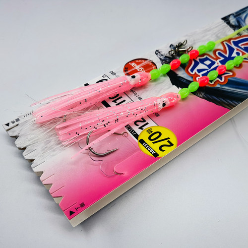 哈雅布萨新款海钓船钓带鱼仕挂太刀二钩钓组渔山海礁夜光鱿鱼串钩 - 图1