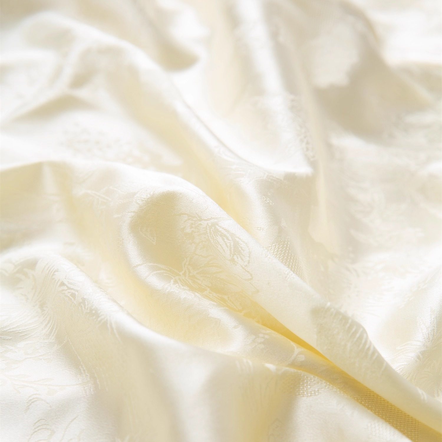 一丝牵 真丝提花花萝圆领斜门襟上衣女桑蚕丝国风盘扣长袖衬衫春,淘宝优惠券,粉丝福利购,淘宝优惠卷