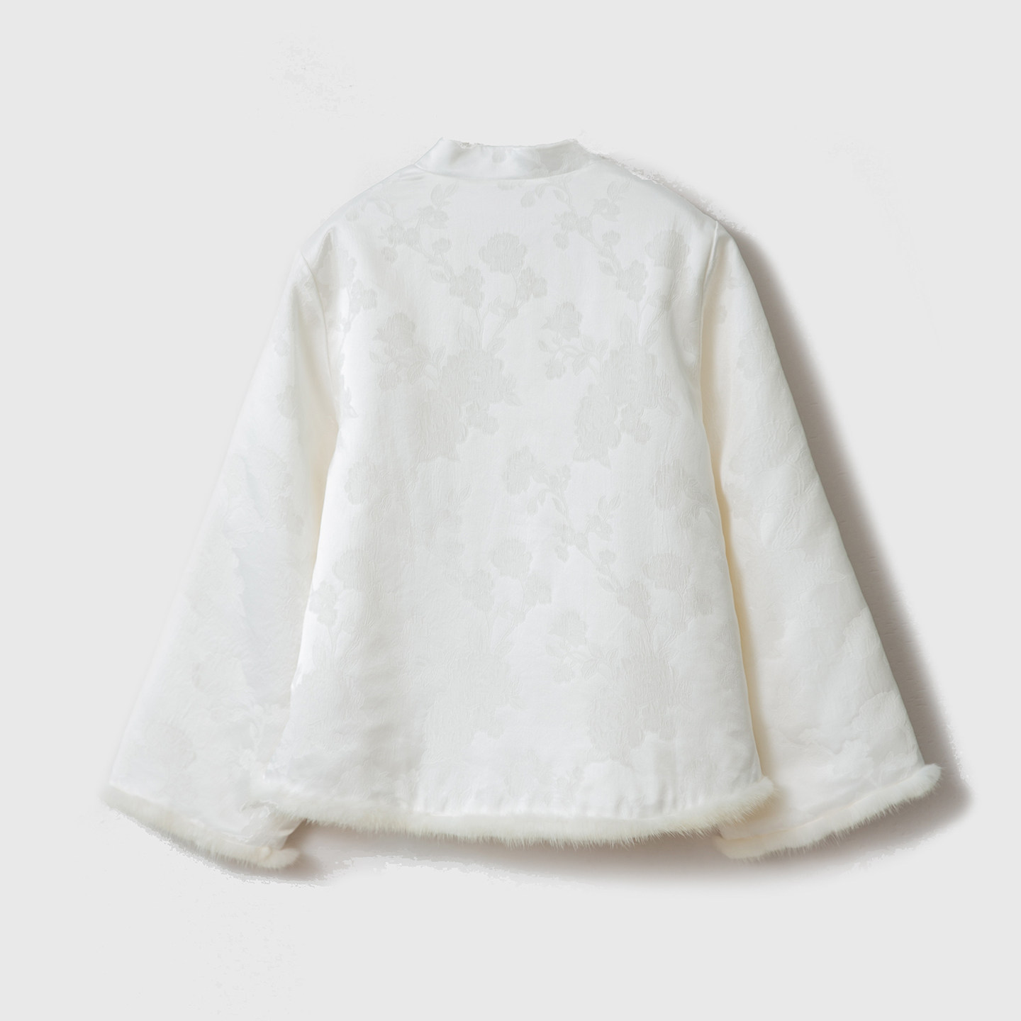 特惠 填充100%羊毛真丝国风加厚保暖上衣水貂毛新中式桑蚕丝打底,淘宝优惠券,粉丝福利购,淘宝优惠卷