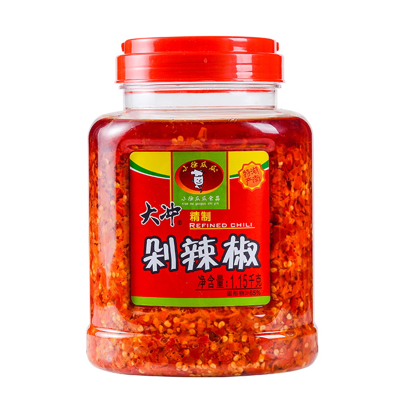 小徐瓜瓜大冲辣椒酱农家风味精制剁辣椒下饭菜炒菜调味料1.15kg - 图3