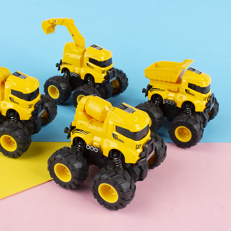 工程车挖掘机模型迷你仿真推土机沙滩小孩玩具六一儿童节礼物 - 图2