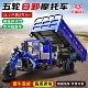 Gasoline three-wheel motorcycle Zongshen Power five-wheel motorcycle agricultural freight dump fuel load king household