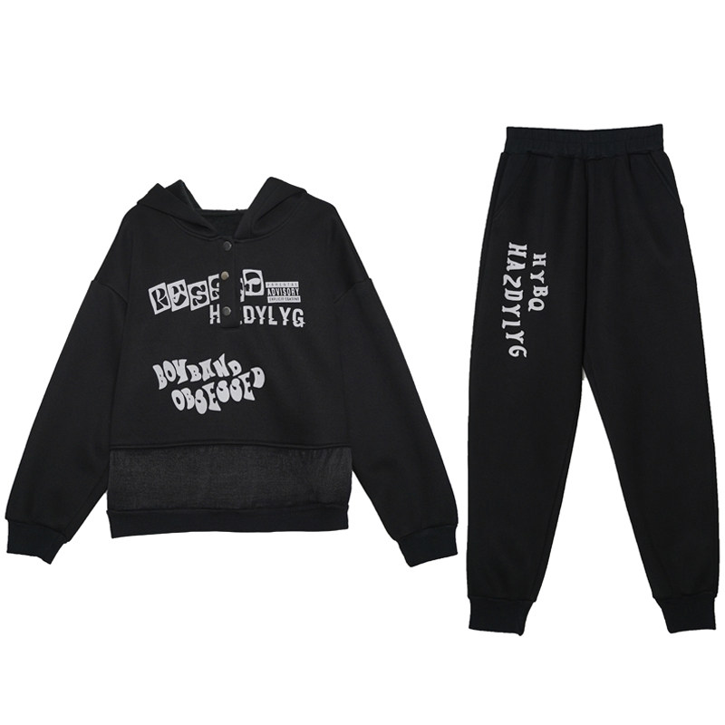 一整套加绒加厚套装女秋冬保暖宽松大码女装牛仔卫衣长袖裤子冬季,淘宝优惠券,粉丝福利购,淘宝优惠卷