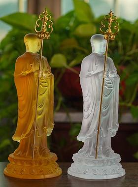 琉璃地藏王菩萨站像佛像