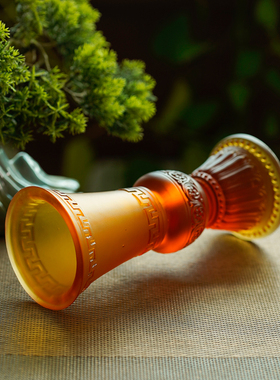 古法琉璃仿古花瓶鲜花瓶