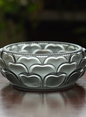 珍悦琉璃五姓水供黑财神流水摆件