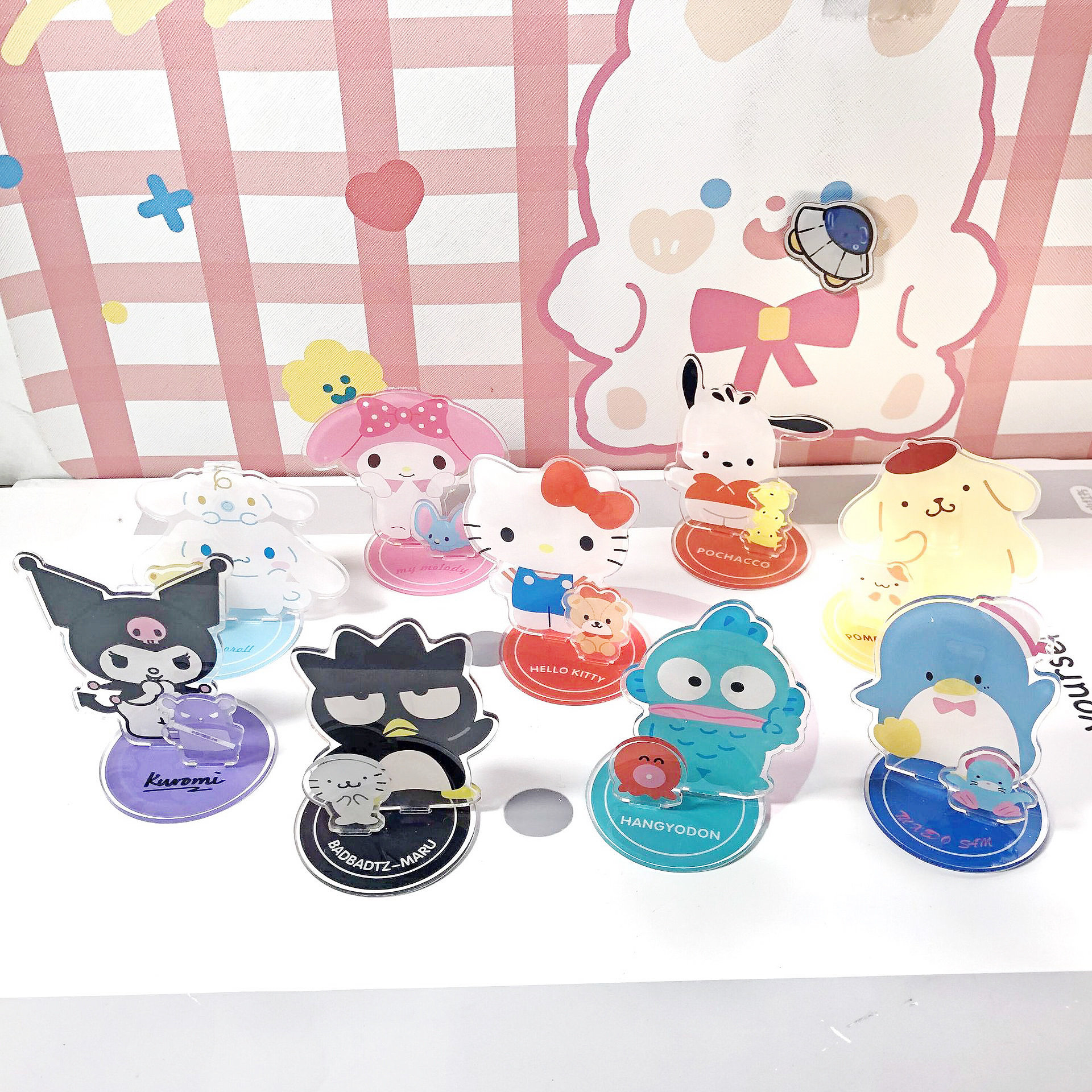 可爱卡通双子星库洛米丑鱼美乐蒂Kitty摆件立牌便签夹便条照片夹,淘宝优惠券,粉丝福利购,淘宝优惠卷