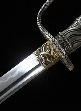 唐横刀户外一体锰钢防身武器真