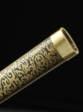 龙泉市刀剑花纹钢一体防身唐横刀