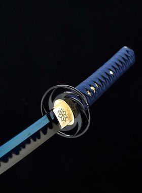 龙泉弹簧钢手工锻打刀剑一体研磨